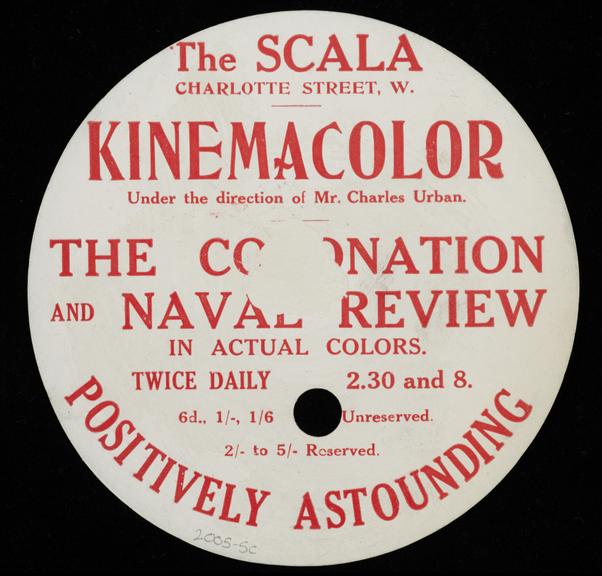 Advertisement for Kinemacolor