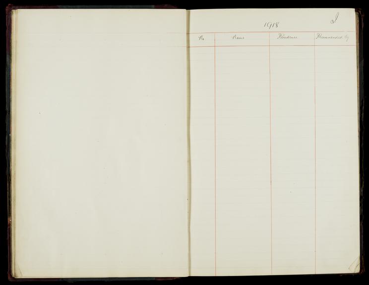 Pages 17 and 18 of the North Eastern Railway prosthetic limb register, surnames starting with I