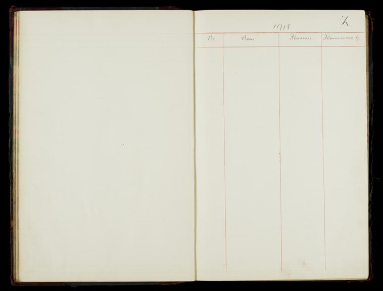 Pages 51 and 52 of the North Eastern Railway prosthetic limb register, surnames starting with Z