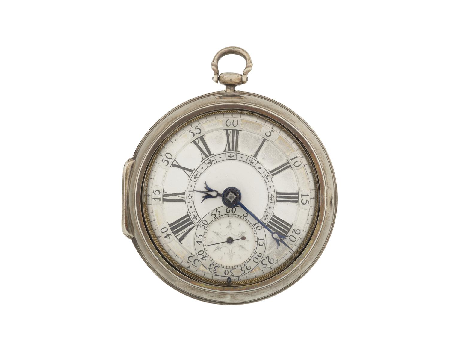 Silver pair-cased watch by Benjamin Bell | Science Museum Group Collection