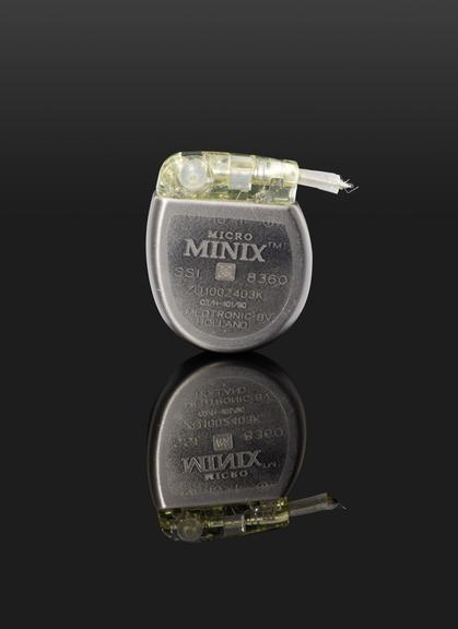 Eexplanted Micro-Minix™ ventricular demand pacemaker