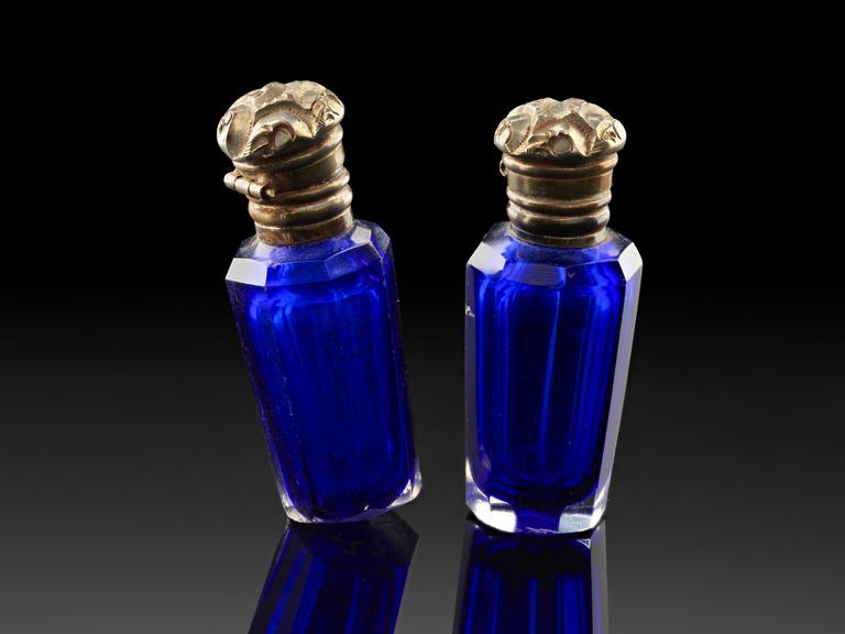 Glass perfume bottles