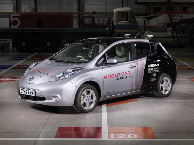 Nissan Leaf RobotCar autonomous vehicle