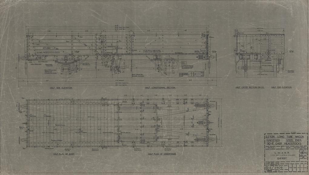 Engineering Drawings from the Derby Carriage & Wagon Works
