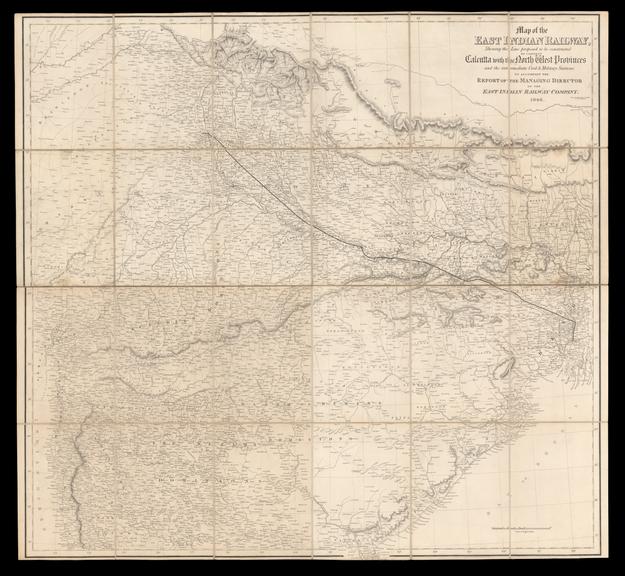 Map of the East Indian Railway