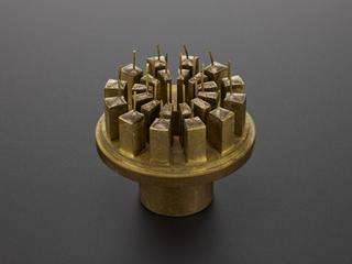 Cast for resolver segment of experimental oscillogyro
