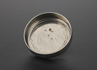 Metal cap, part of testing equipment for experimental oscillogyro