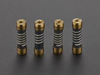 Four leak resistors for oscillogyro