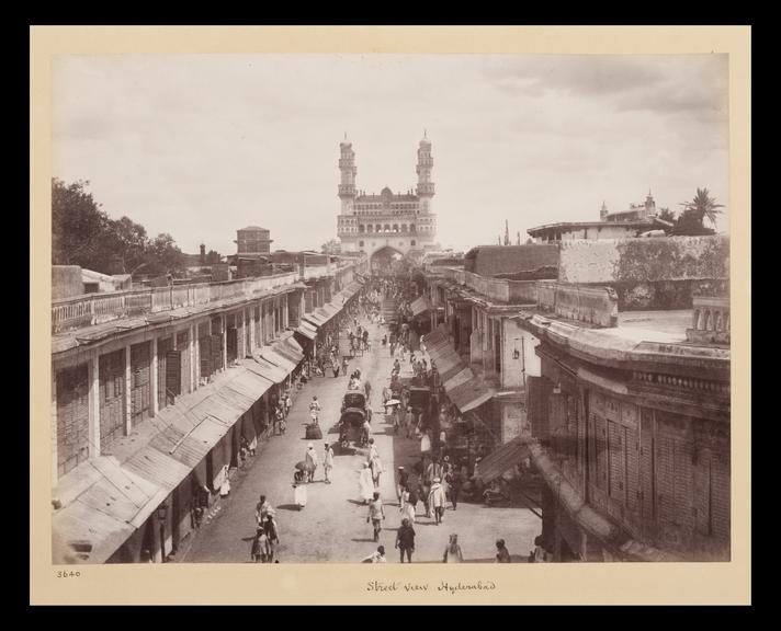 Street View Hyderabad by Lala Deen Dayal