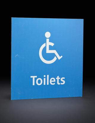 Disabled Toilets Sign from NHS Nightingale North West