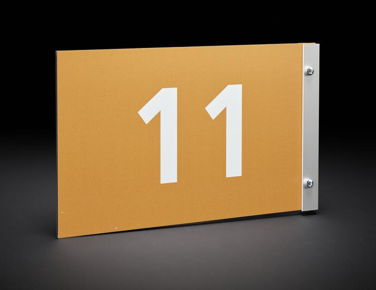 Bed Bay Number Plate "11"  from NHS Nightingale North West