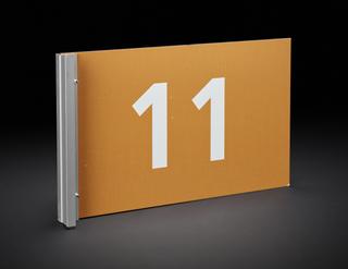 Bed Bay Number Plate "11"  from NHS Nightingale North West