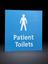 'Patient Toilets' Sign from NHS Nightingale North West