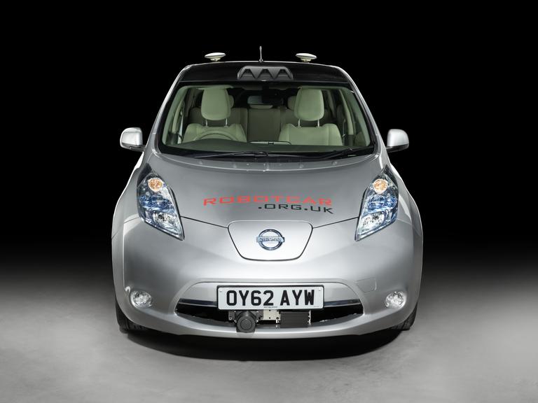 Nissan Leaf RobotCar autonomous vehicle