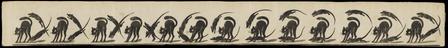 Zoetrope strip: Badgered Cat (zoetrope strip)