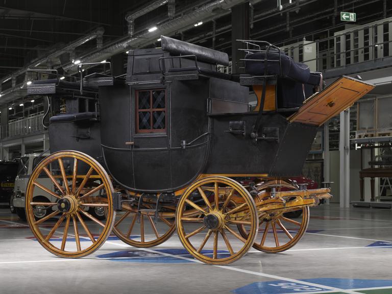 Private Coach with accessories, probably late 19th century