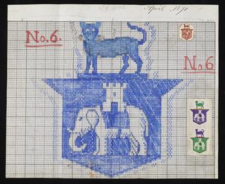 Cover sheet for model ribbon loom jacquard cards