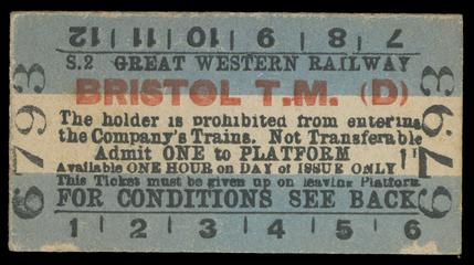 Bristol Temple Meads Platform Ticket