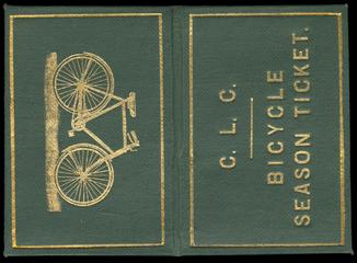Cheshire Lines Committee Bicycle Season Ticket