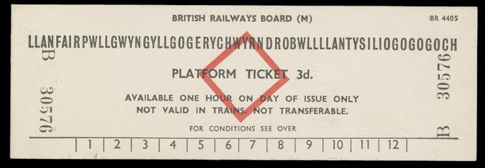Platform ticket