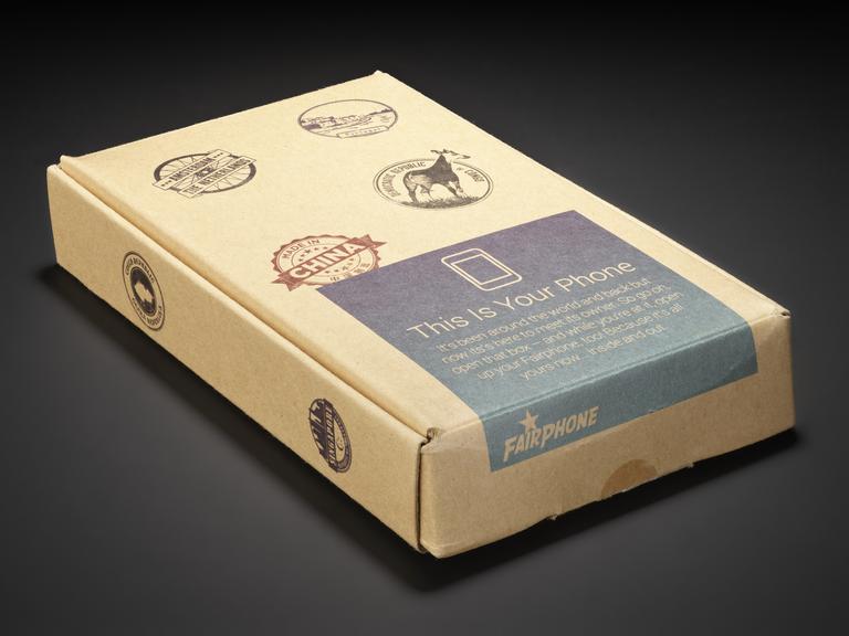 Packaging, for Fairphone smart mobile phone