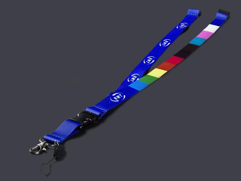 Progress Pride National Union of Rail, Maritime and Transport Workers lanyard