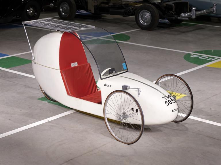 Solar charged and pedalled electric car