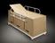 Cardboard Hospital Bed which converts into Coffin