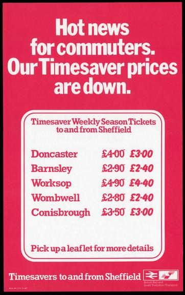 British Rail Poster, "Hot News for Commuters"