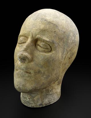 Plaster cast of Christopher Lee's head