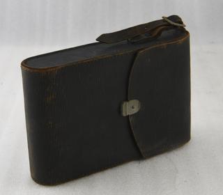 No 3 folding pocket Kodak model F leather camera case