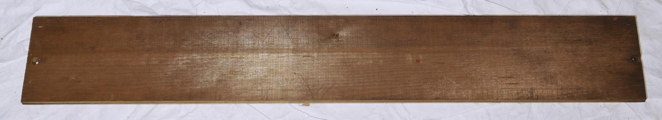 One Slat of Wainscoting, Part of Wooden Wall Panelling