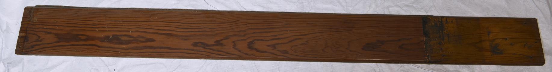 One Slat of Wainscoting, Part of Wooden Wall Panelling