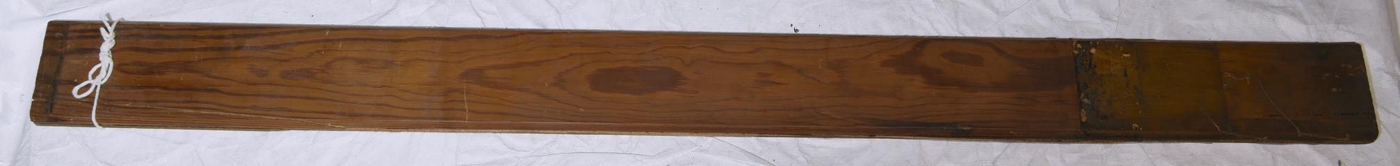 One Slat of Wainscoting, Part of Wooden Wall Panelling