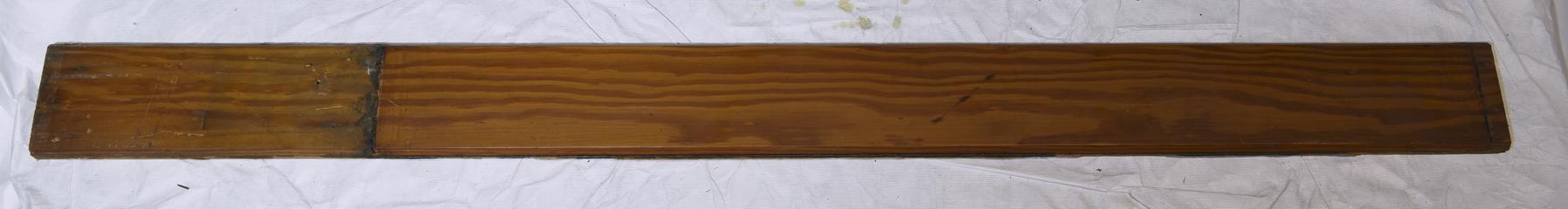 One Slat of Wainscoting, Part of Wooden Wall Panelling