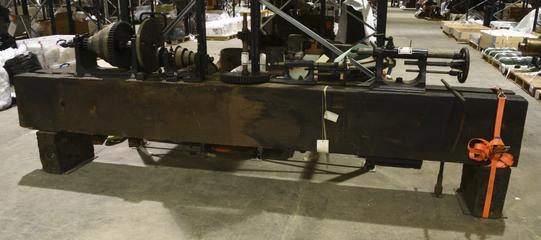 Wooden Bed Lathe, used by Pennington Mill Co. Ltd
