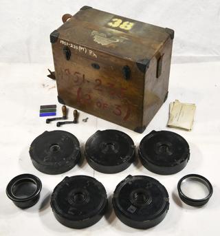 Case of Accessories for Bausch 3 Colour Cine Camera