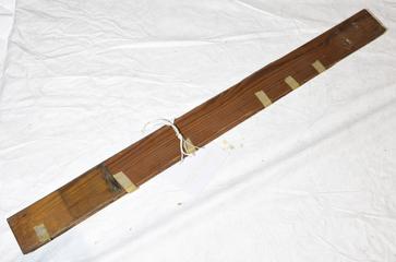 One Slat of Wainscoting, Part of Wooden Wall Panelling