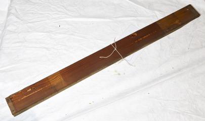 One Slat of Wainscoting, Part of Wooden Wall Panelling