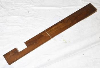 One Slat of Wainscoting, Part of Wooden Wall Panelling