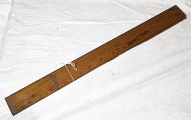 One Slat of Wainscoting, Part of Wooden Wall Panelling