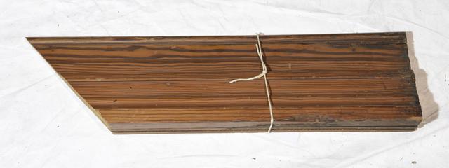 Short Piece of Dado Rail with Diagonal Edge, Part of Wooden Wall Panelling