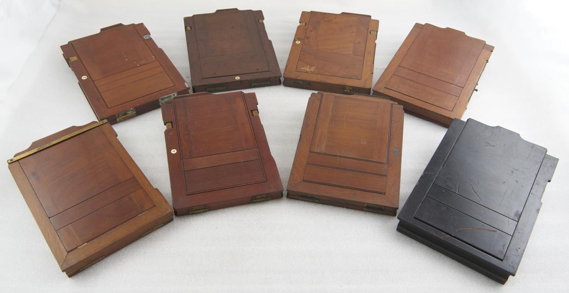 Eight Bookform Darkslide Holders