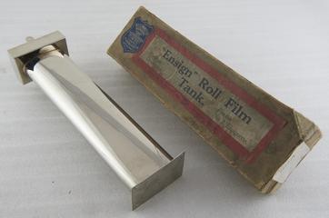 Ensign developing tank for rollfilm