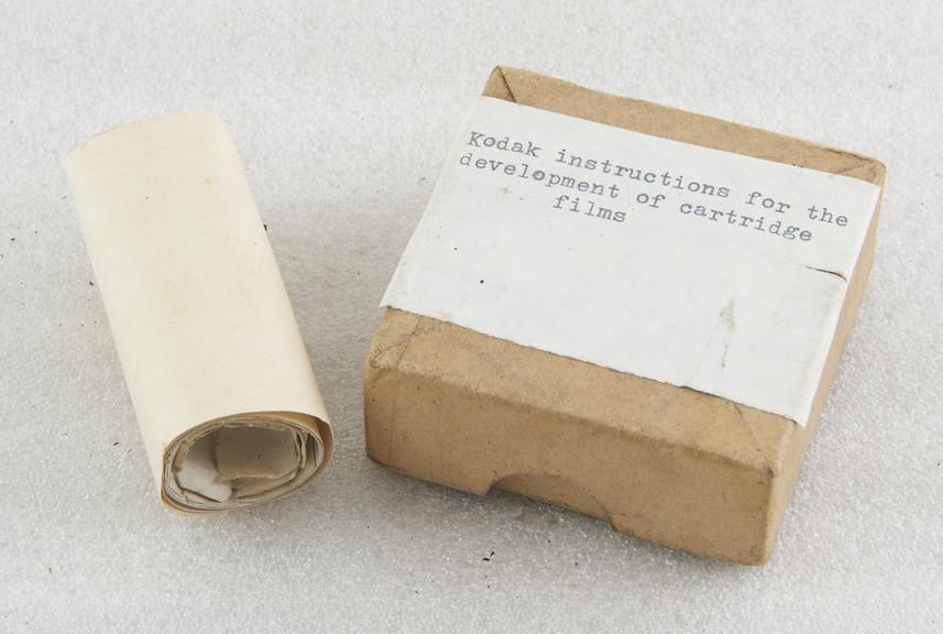 Kodak Instructions for Development of Cartridge Films