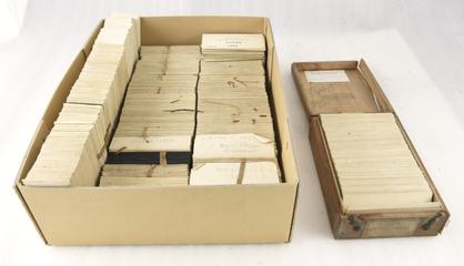 A Single Box from a Collection of Verascope Negatives.