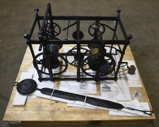 Works of Clock from St. Giles Church, Cambridge