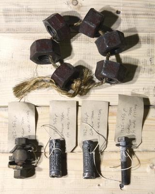 Nuts and Bolts for Glasgow Corporation Tramcar Overhead Wire Fittings