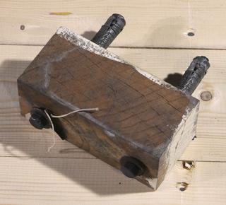 Wooden Block for Glasgow Corporation Tramcar