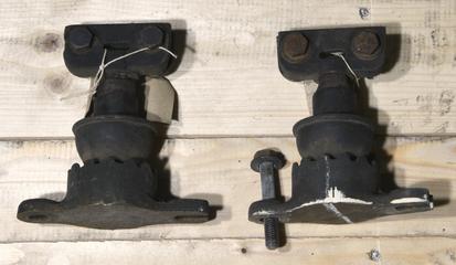 Two Connectors for Glasgow Corporation Tramcar Overhead Wire Fittings